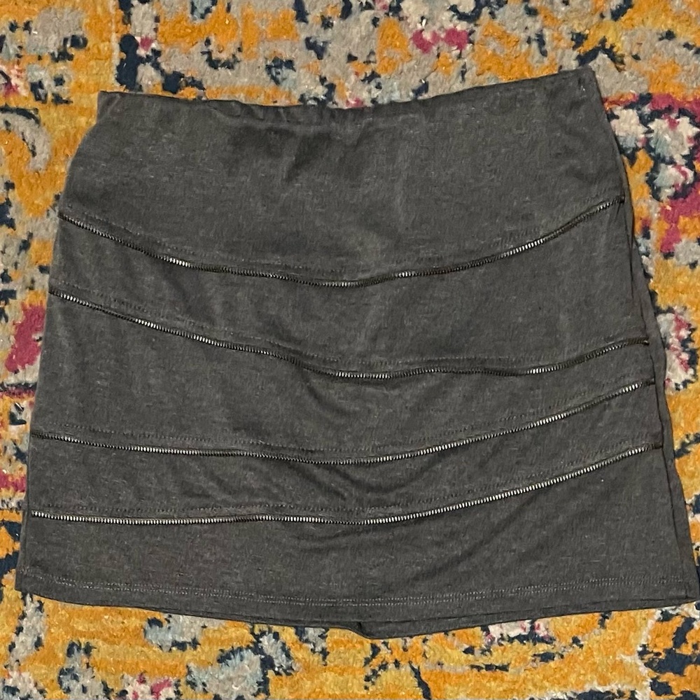 Color Swatch Grey Skirt